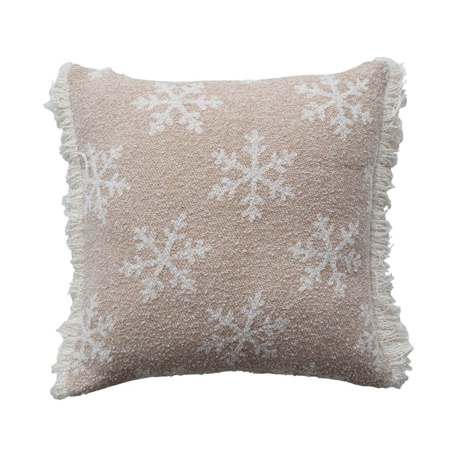 Square Recycled Fabric Jacquard Two-Sided Pillow
